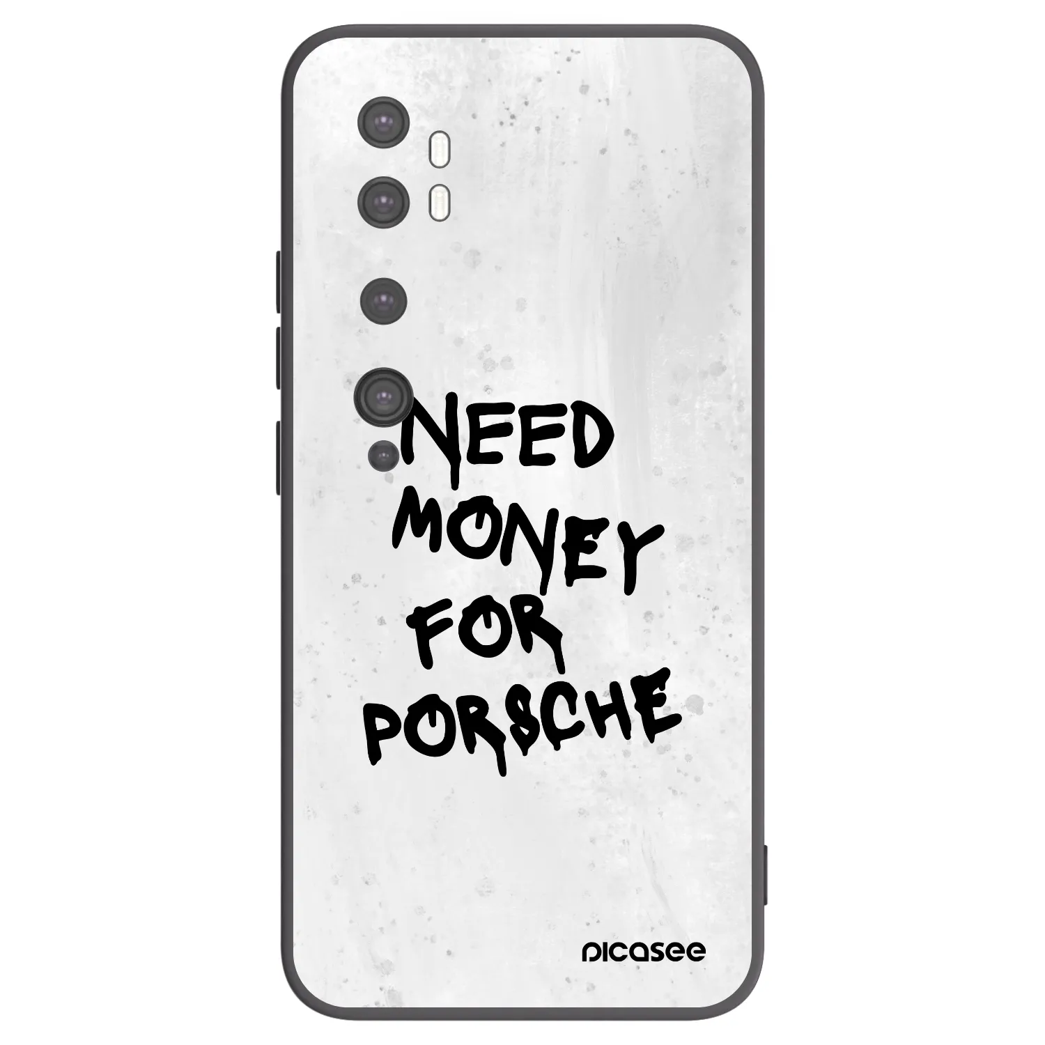 Picasee fekete szilikon tok az alábbi mobiltelefonokra Xiaomi Mi Note 10 (Pro) - White Dollar