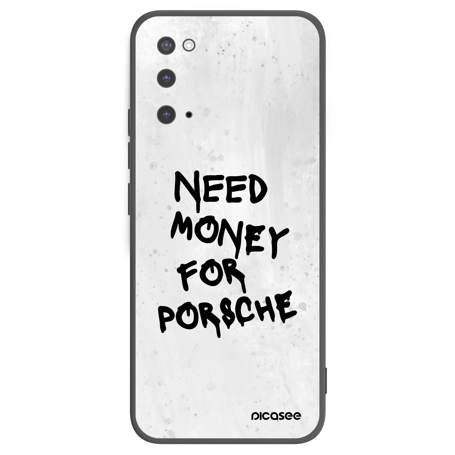Picasee fekete szilikon tok az alábbi mobiltelefonokra Samsung Galaxy S20 G980F - White Dollar