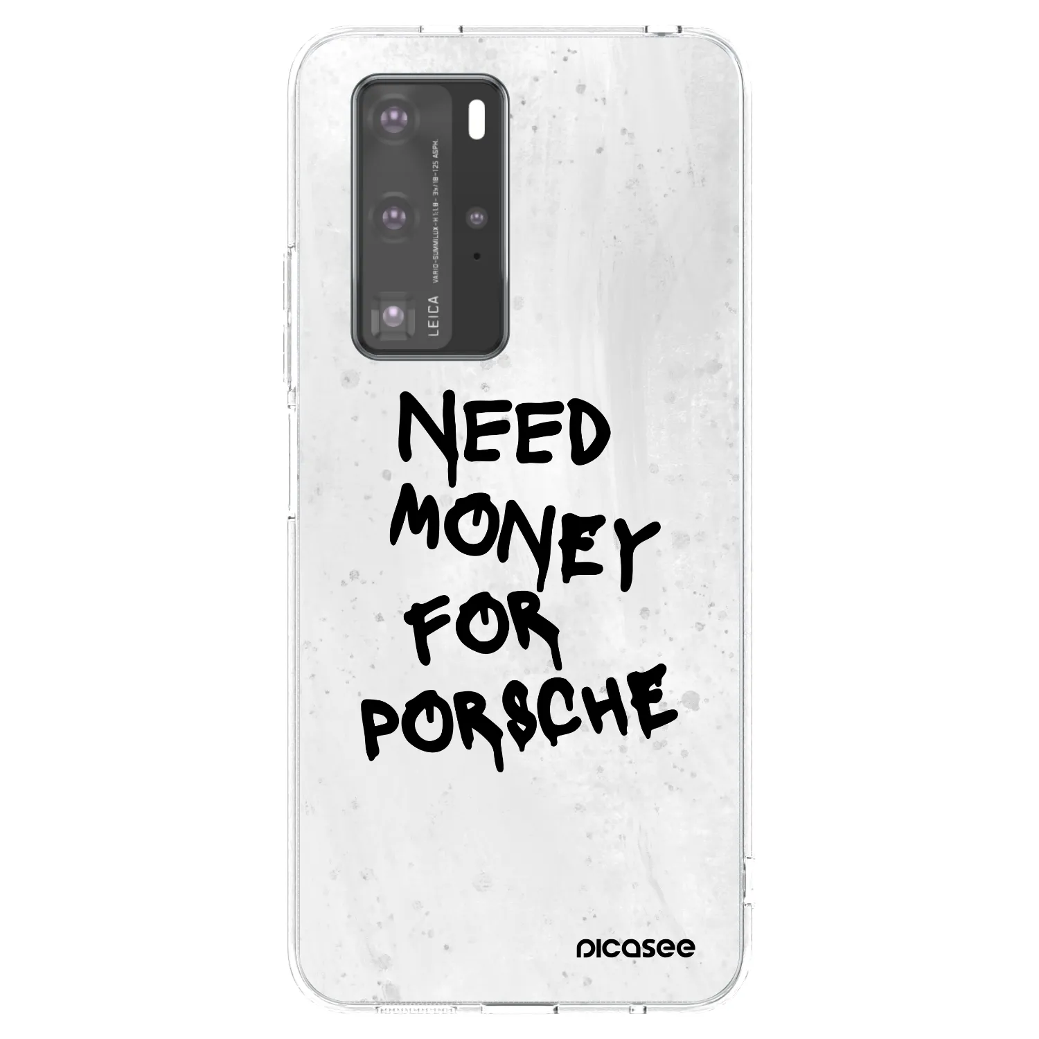 Picasee átlátszó szilikon tok az alábbi mobiltelefonokra Huawei P40 Pro - White Dollar