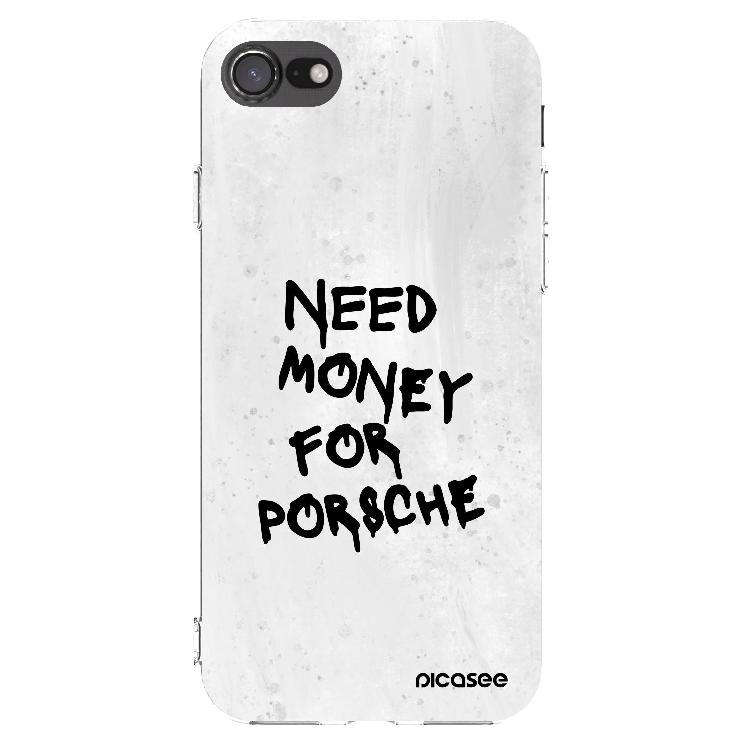 Picasee átlátszó szilikon tok az alábbi mobiltelefonokra Apple iPhone SE 2020 - White Dollar