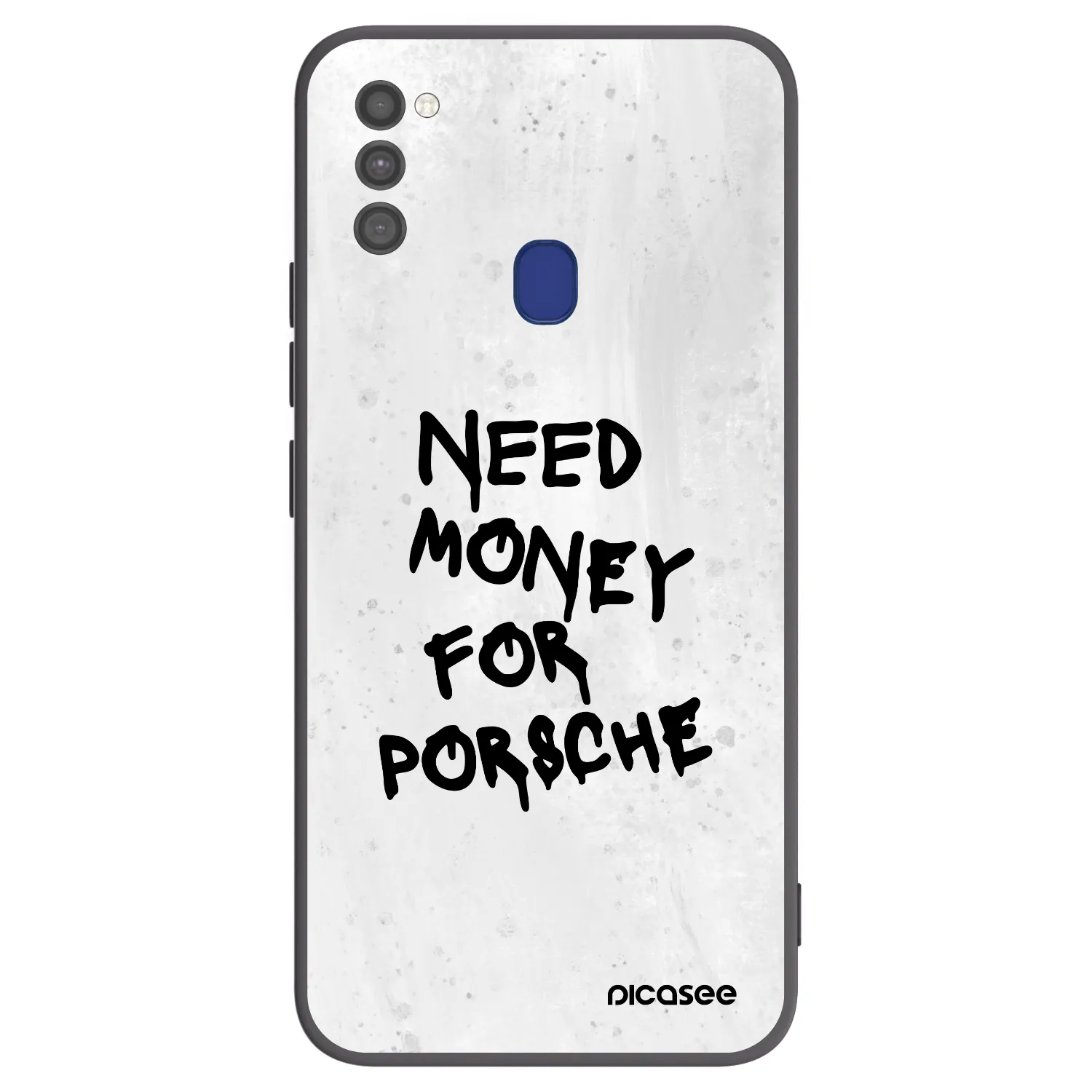 Picasee fekete szilikon tok az alábbi mobiltelefonokra Samsung Galaxy M21 M215F - White Dollar
