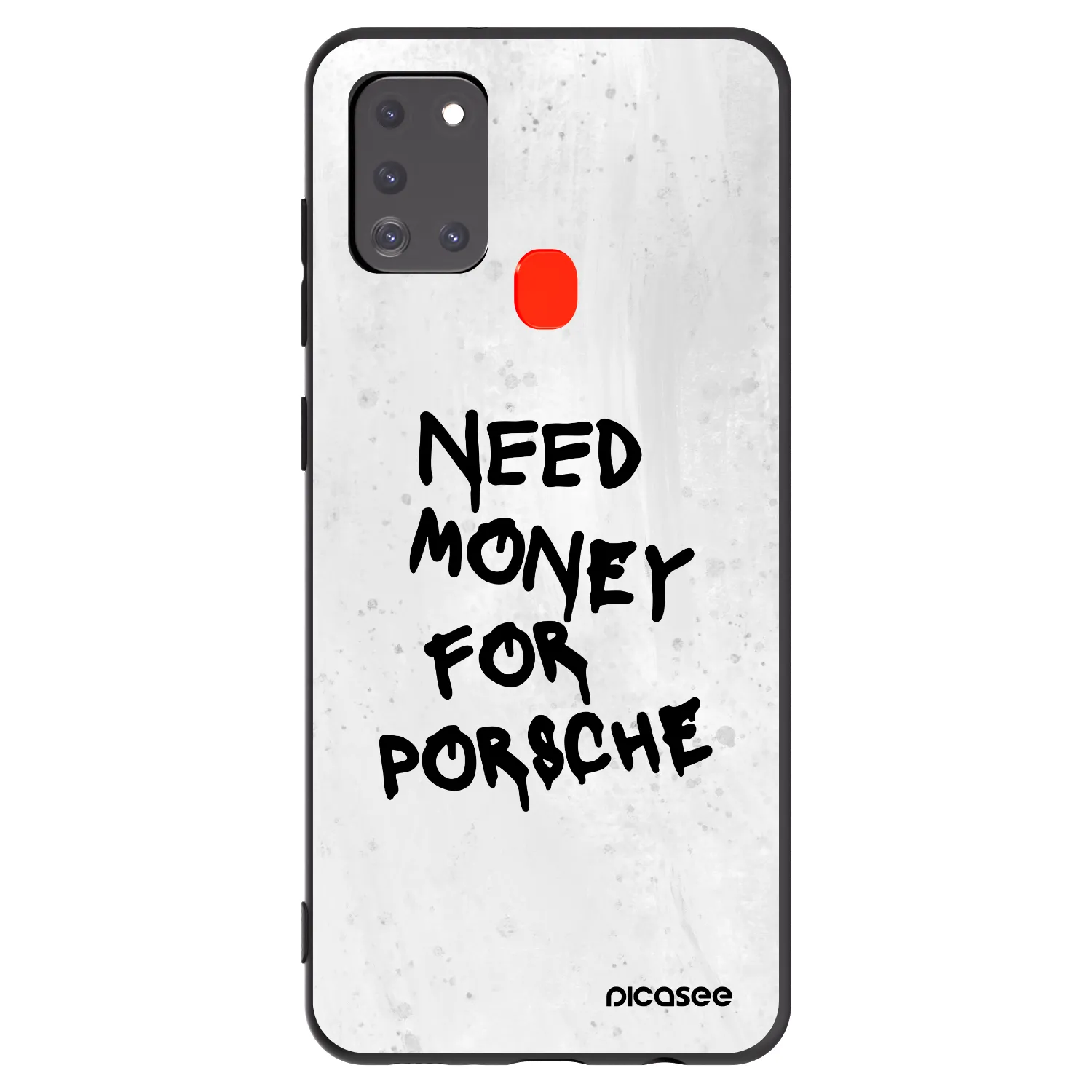 Picasee fekete szilikon tok az alábbi mobiltelefonokra Samsung Galaxy A21s - White Dollar