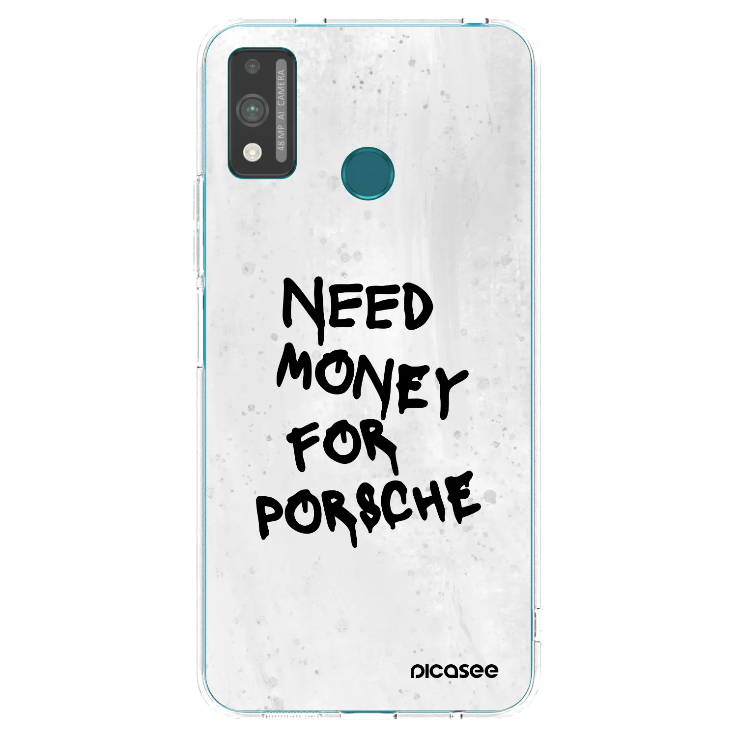 Picasee átlátszó szilikon tok az alábbi mobiltelefonokra Honor 9X Lite - White Dollar