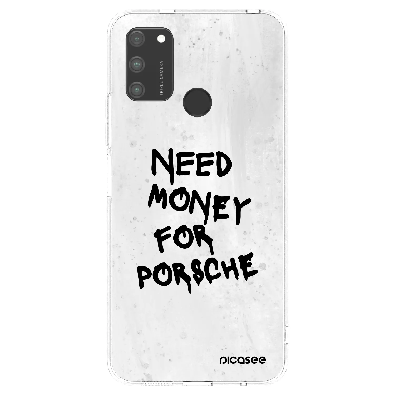 Picasee átlátszó szilikon tok az alábbi mobiltelefonokra Honor 9A - White Dollar