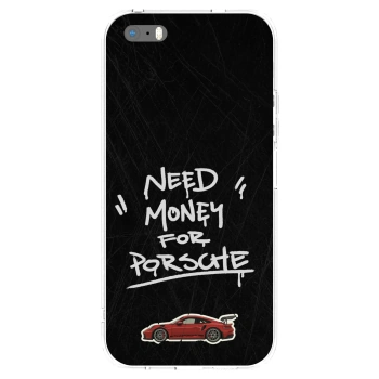 Picasee átlátszó szilikon tok az alábbi mobiltelefonokra Apple iPhone 5/5S/SE - Dark Racer