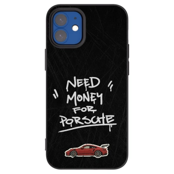 Picasee fekete szilikon tok az alábbi mobiltelefonokra Apple iPhone 12 mini - Dark Racer