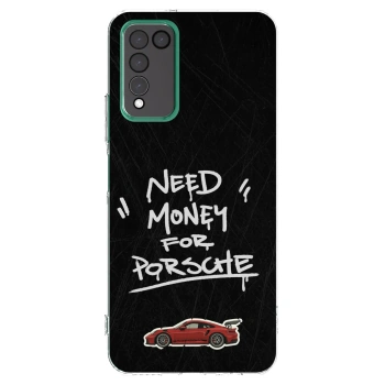 Picasee átlátszó szilikon tok az alábbi mobiltelefonokra Honor 10X Lite - Dark Racer