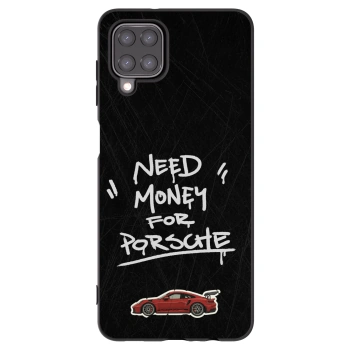 Picasee fekete szilikon tok az alábbi mobiltelefonokra Samsung Galaxy A12 A125F - Dark Racer