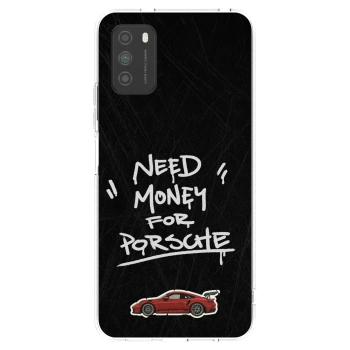 Picasee átlátszó szilikon tok az alábbi mobiltelefonokra Xiaomi Poco M3 - Dark Racer