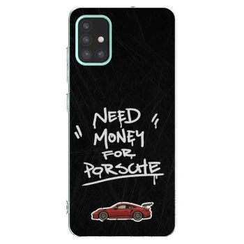 Picasee átlátszó szilikon tok az alábbi mobiltelefonokra Samsung Galaxy M31s - Dark Racer