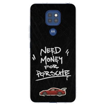 Picasee átlátszó szilikon tok az alábbi mobiltelefonokra Motorola Moto G9 Play - Dark Racer