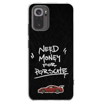 Picasee átlátszó szilikon tok az alábbi mobiltelefonokra Xiaomi Redmi Note 10 - Dark Racer