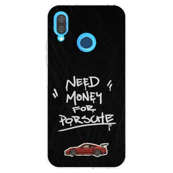 Picasee átlátszó szilikon tok az alábbi mobiltelefonokra Huawei P20 Lite - Dark Racer