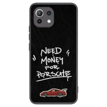 Picasee fekete szilikon tok az alábbi mobiltelefonokra Xiaomi Mi 11 Lite - Dark Racer