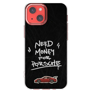 Picasee átlátszó szilikon tok az alábbi mobiltelefonokra Apple iPhone 13 mini - Dark Racer
