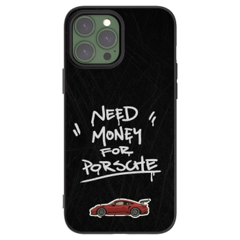Picasee fekete szilikon tok az alábbi mobiltelefonokra Apple iPhone 13 Pro Max - Dark Racer