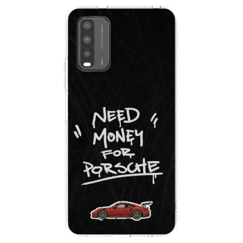 Picasee átlátszó szilikon tok az alábbi mobiltelefonokra Xiaomi Redmi 9T - Dark Racer