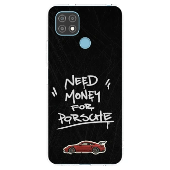 Picasee átlátszó szilikon tok az alábbi mobiltelefonokra Realme C21 - Dark Racer