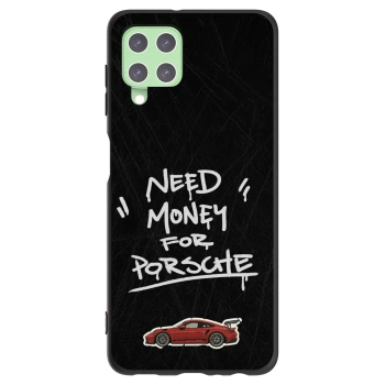 Picasee fekete szilikon tok az alábbi mobiltelefonokra Samsung Galaxy A22 A225F 4G - Dark Racer