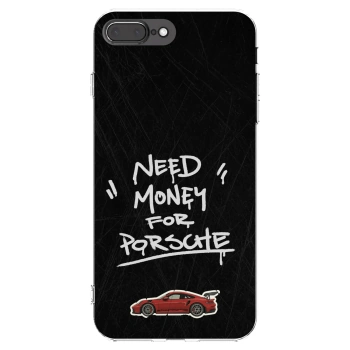 Picasee átlátszó szilikon tok az alábbi mobiltelefonokra Apple iPhone 7 Plus - Dark Racer