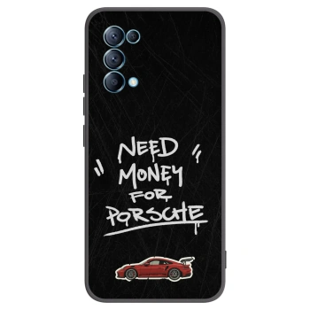 Picasee fekete szilikon tok az alábbi mobiltelefonokra OPPO Reno 5 5G - Dark Racer