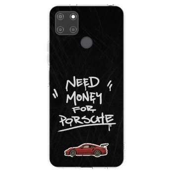 Picasee átlátszó szilikon tok az alábbi mobiltelefonokra Realme C21Y - Dark Racer
