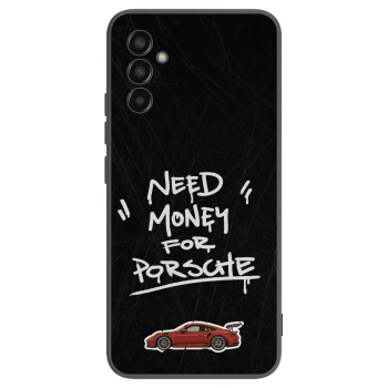 Picasee fekete szilikon tok az alábbi mobiltelefonokra Samsung Galaxy M13 M135F - Dark Racer