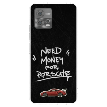 Picasee átlátszó szilikon tok az alábbi mobiltelefonokra Motorola Moto G72 - Dark Racer