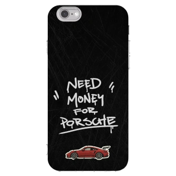 Picasee átlátszó szilikon tok az alábbi mobiltelefonokra Apple iPhone 6/6S - Dark Racer