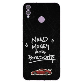 Picasee átlátszó szilikon tok az alábbi mobiltelefonokra Honor 8X - Dark Racer