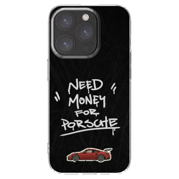Picasee átlátszó szilikon tok az alábbi mobiltelefonokra Apple iPhone 15 Pro - Dark Racer