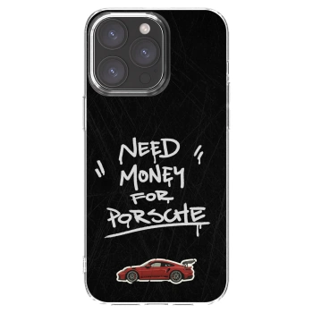 Picasee átlátszó szilikon tok az alábbi mobiltelefonokra Apple iPhone 15 Pro Max - Dark Racer