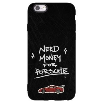 Picasee fekete szilikon tok az alábbi mobiltelefonokra Apple iPhone 6/6S - Dark Racer
