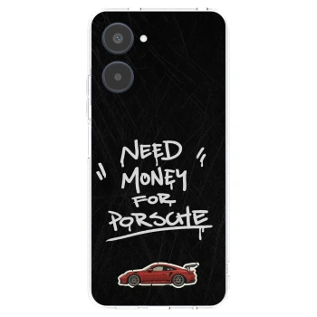 Picasee átlátszó szilikon tok az alábbi mobiltelefonokra Realme 10 4G - Dark Racer