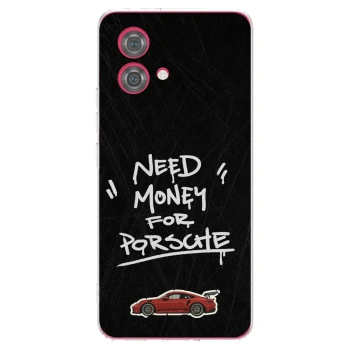 Picasee átlátszó szilikon tok az alábbi mobiltelefonokra Motorola Moto G84 5G - Dark Racer