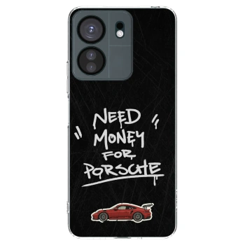 Picasee átlátszó szilikon tok az alábbi mobiltelefonokra Xiaomi Redmi 13C 4G - Dark Racer