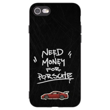 Picasee fekete szilikon tok az alábbi mobiltelefonokra Apple iPhone 8 - Dark Racer