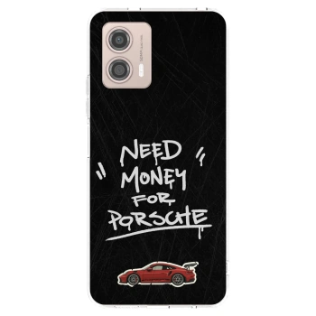 Picasee átlátszó szilikon tok az alábbi mobiltelefonokra Motorola Moto G53 5G - Dark Racer