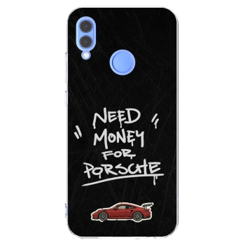 Picasee átlátszó szilikon tok az alábbi mobiltelefonokra Huawei P Smart 2019 - Dark Racer