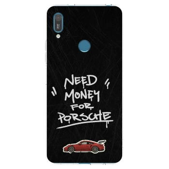 Picasee átlátszó szilikon tok az alábbi mobiltelefonokra Huawei Y7 2019 - Dark Racer