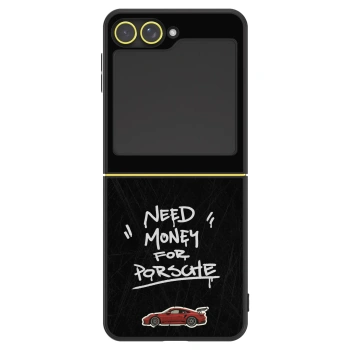 Szilikon tok erre a típusra Samsung Galaxy Z Flip6 5G - Dark Racer