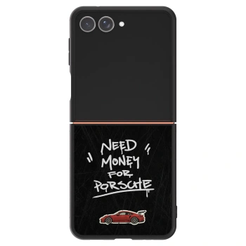 Szilikon tok erre a típusra Samsung Galaxy Z Flip7 5G - Dark Racer