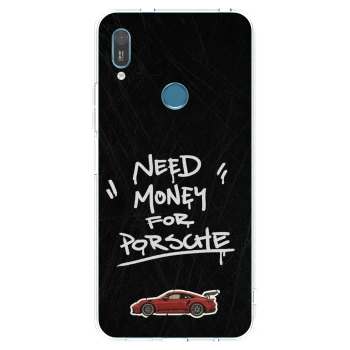Picasee átlátszó szilikon tok az alábbi mobiltelefonokra Huawei Y6 2019 - Dark Racer