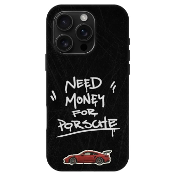 Szilikon tok erre a típusra Apple iPhone 16 Pro - Dark Racer