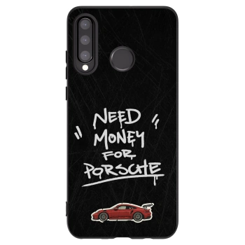Picasee fekete szilikon tok az alábbi mobiltelefonokra Huawei P30 Lite - Dark Racer