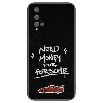 Picasee fekete szilikon tok az alábbi mobiltelefonokra Huawei Nova 5T - Dark Racer