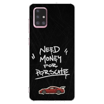Picasee átlátszó szilikon tok az alábbi mobiltelefonokra Samsung Galaxy A71 A715F - Dark Racer