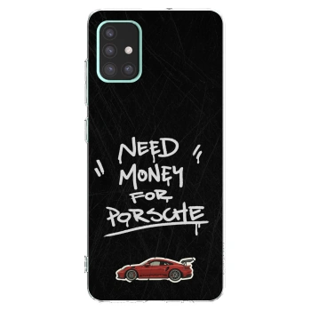 Picasee átlátszó szilikon tok az alábbi mobiltelefonokra Samsung Galaxy A51 A515F - Dark Racer