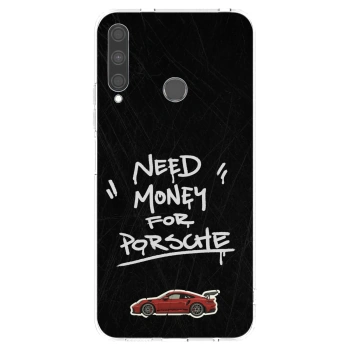 Picasee átlátszó szilikon tok az alábbi mobiltelefonokra Huawei P40 Lite E - Dark Racer