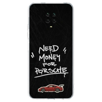 Picasee átlátszó szilikon tok az alábbi mobiltelefonokra Xiaomi Redmi Note 9 Pro - Dark Racer